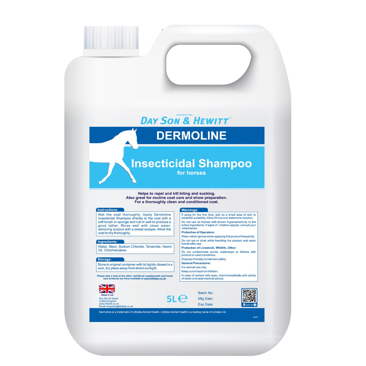 Insecticidal Shampoo 5L