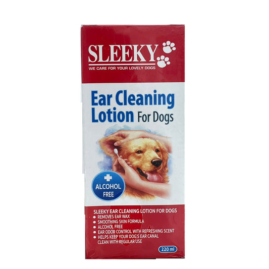 Sleeky Ear Cleaning Lotion for Dogs 220ml