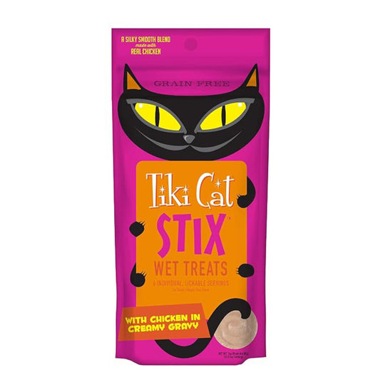 Tiki Cat Stix Treats Chicken Mousse - 3 oz bag
